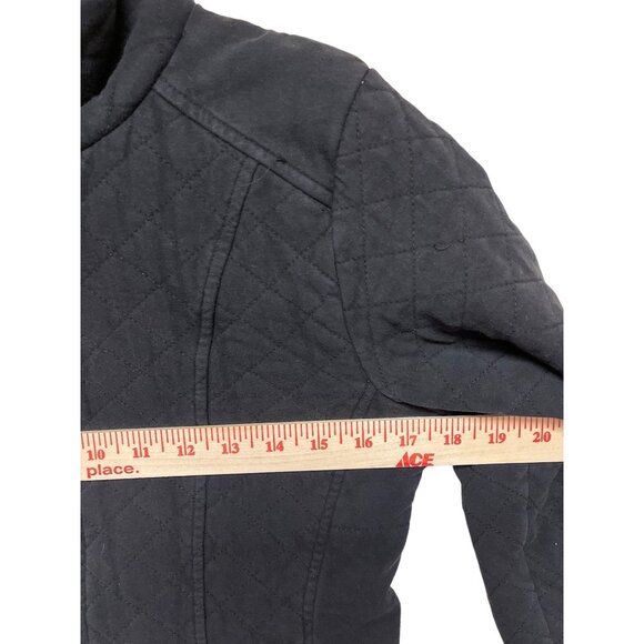 The North Face Jacket Women's Quilted Full Zip Black Jacket Size Small Outdoor - Picture 4 of 8